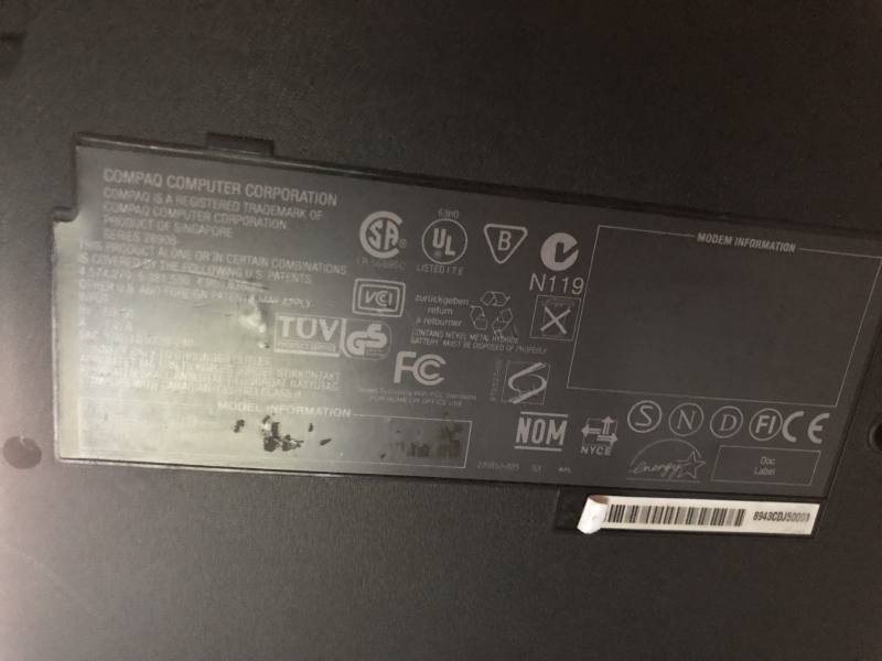 Compaq armada 7800 5797