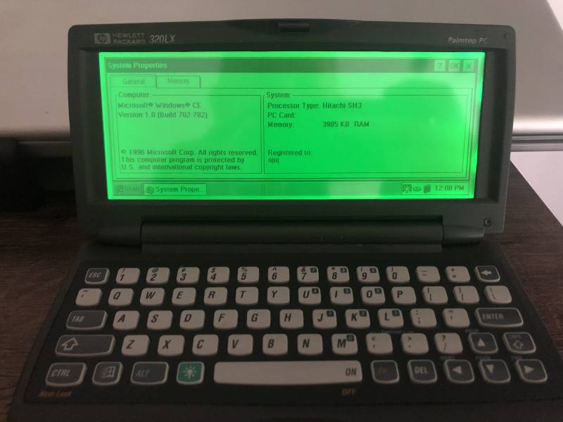 Hp 320lx bought pics 8571