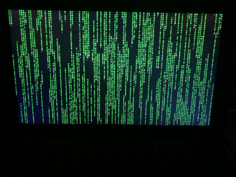 Linux cmatrix screensaver