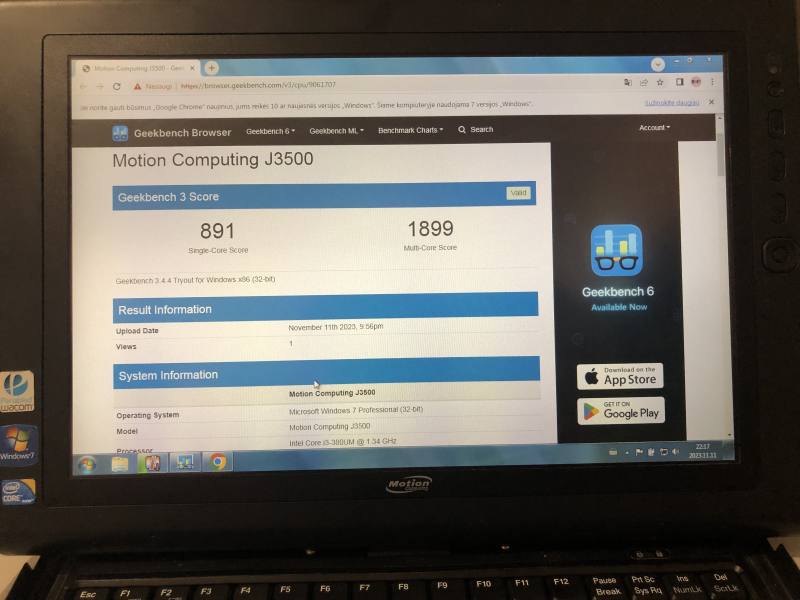 Motioncomputing-j3500 geekbench img 0398