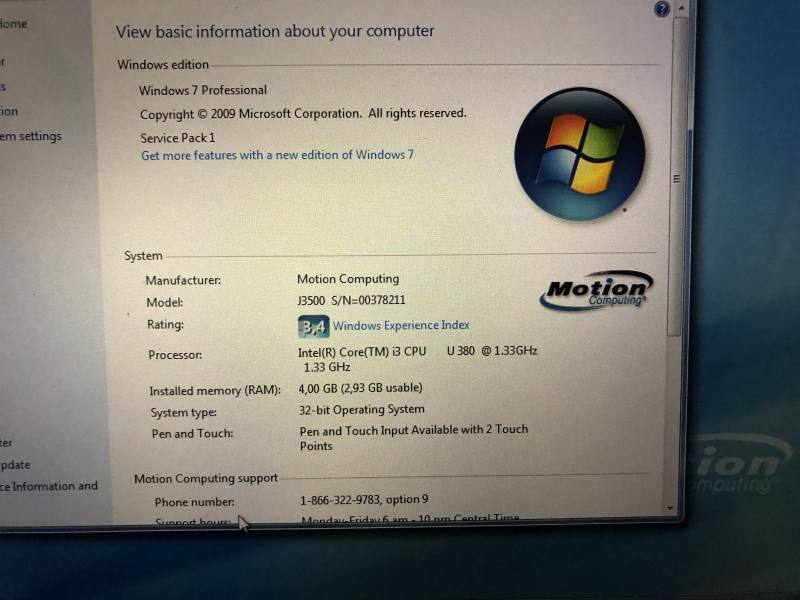 Motioncomputing j3500 0377