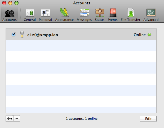 Pav7 macospcc xmpp settings