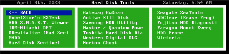 Udbcd hddtools