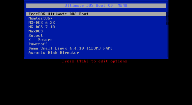 Udbcd isolinux