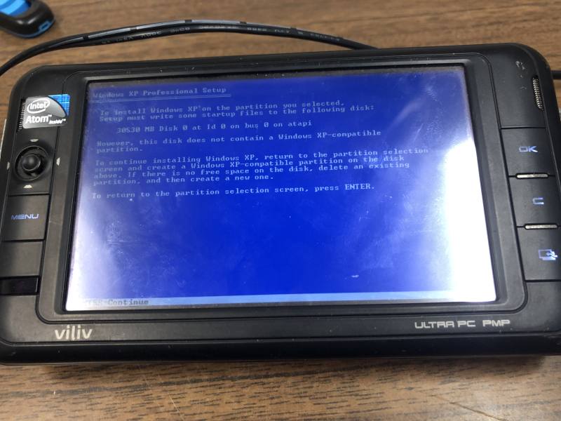 Vilivs5 windowsxp install error img 0472