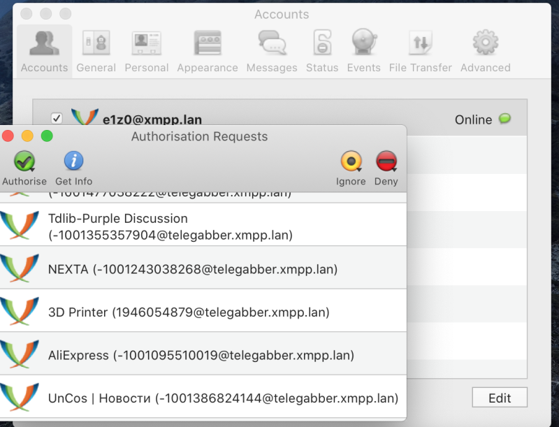Xmpp adium pav11